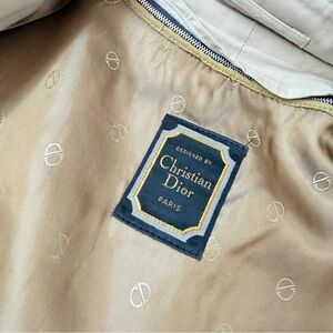 Vintage 80’s/ 90’s Dior Beige Double-Breasted Trench Coat